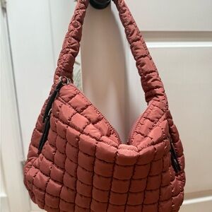 FP Movement by Free People Quilted Rust Shoulder Bag